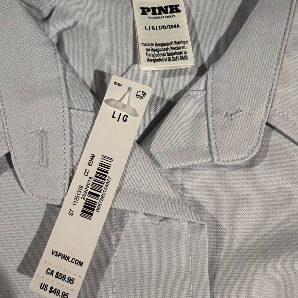 Victoria's Secret Light Blue Button Down Shirt